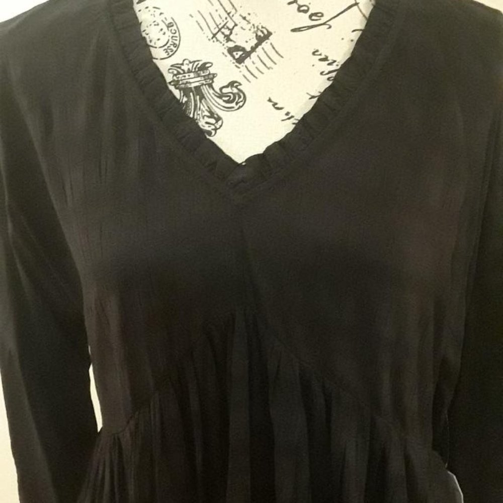 Ruffled Edge Peasant Blouse